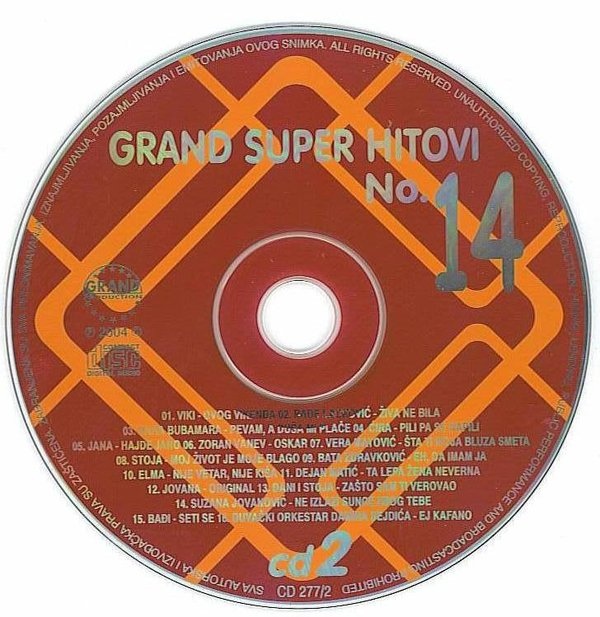 grand super hitovi 14 cd 2