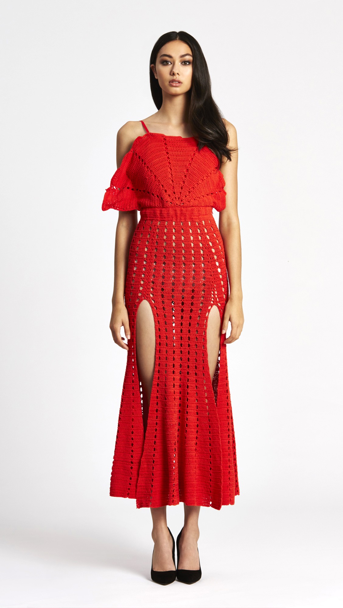 alice mccall room is on fire dress red front 1