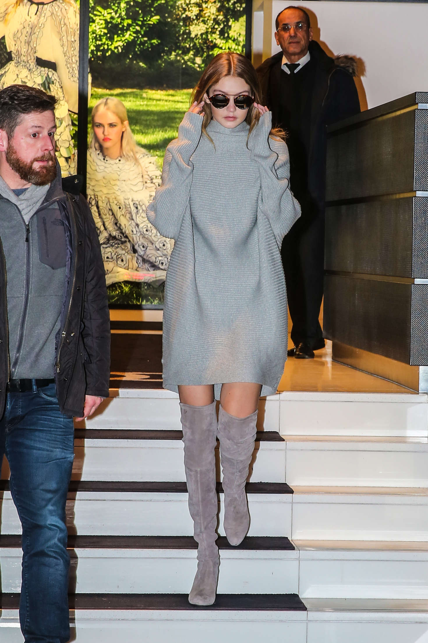 Gigi Hadid Going to Chanel Store 10