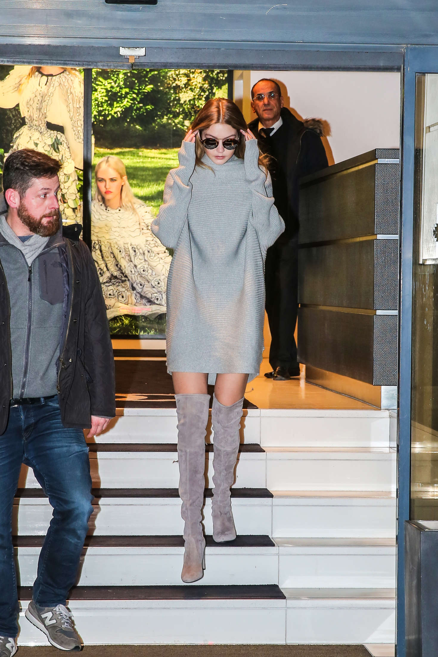 Gigi Hadid Going to Chanel Store 08