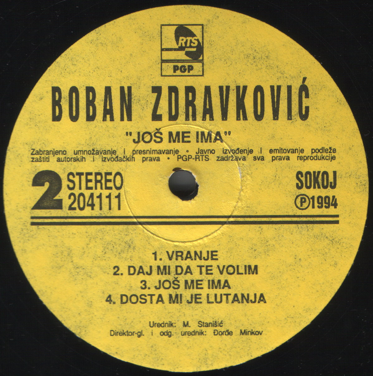 Boban Zdravkovic 1994 B